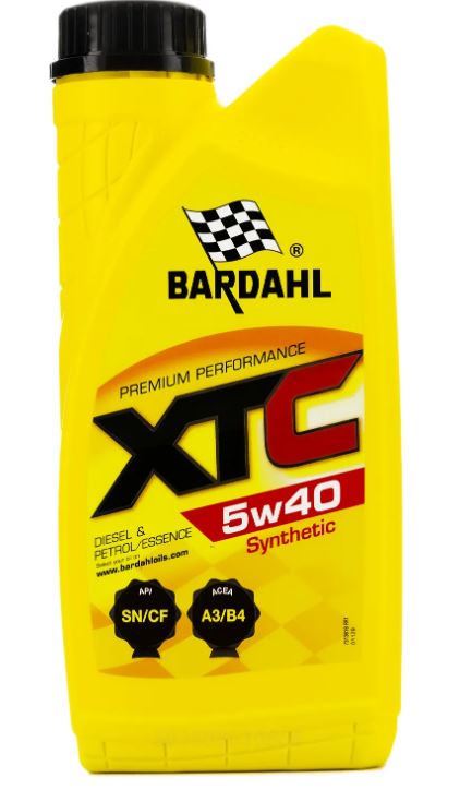 Bardahl XTC 5W-40 синтетическое 1 л (36161 BARDAHL)