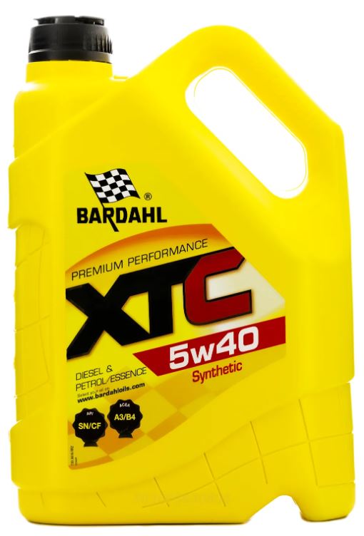 Bardahl XTC 5W-40 синтетическое 5 л (36163 BARDAHL)