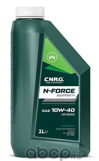 N-Force System 10w40 SGCD 1л. пс (пластик) (CNRG0130001P CNRG)