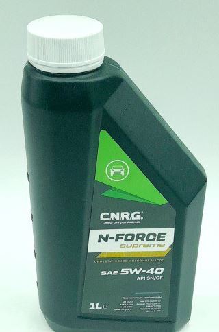 N-Force Supreme 5w40 SNCF 1л. синт.(пластик) (CNRG0250001P CNRG)