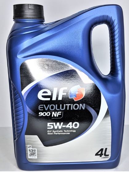 ELF EVOLUTION 900 NF 5W40 SLCF A3B4  4л. синт.  (11060501 ELF)