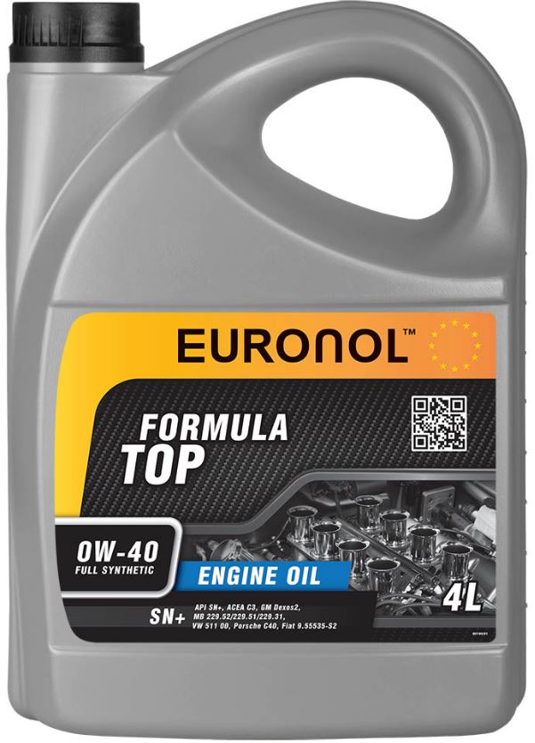 EURONOL TOP FORMULA 0W-40 4 л (80190 EURONOL)