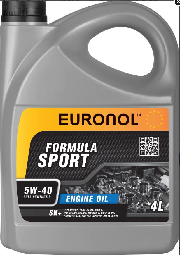 EURONOL SPORT FORMULA 5W-40 4 л (80192 EURONOL)