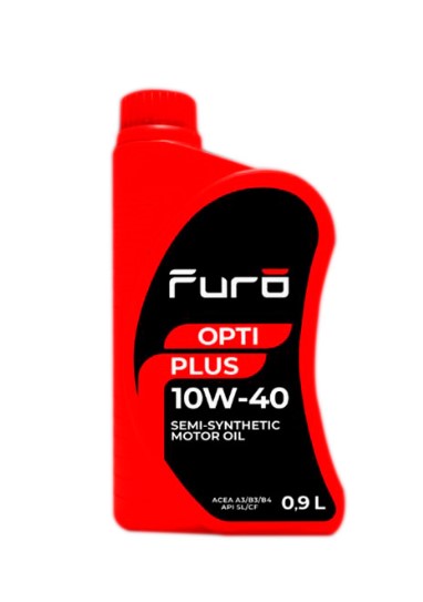 Furo OPTI PLUS 10W40 (0.9L) полусинт. ACEA A3B3B4, API SLCF, МВ 229.1, VW 501.01 (10W40FR008 FURO)