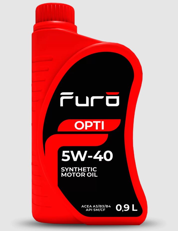 Furo OPTI 5W40 (0.9L) моторное синт. ACEA A3B3B4, API SMCF, МВ 229.5, VW 502.00505.00 (5W40FR004 FURO)