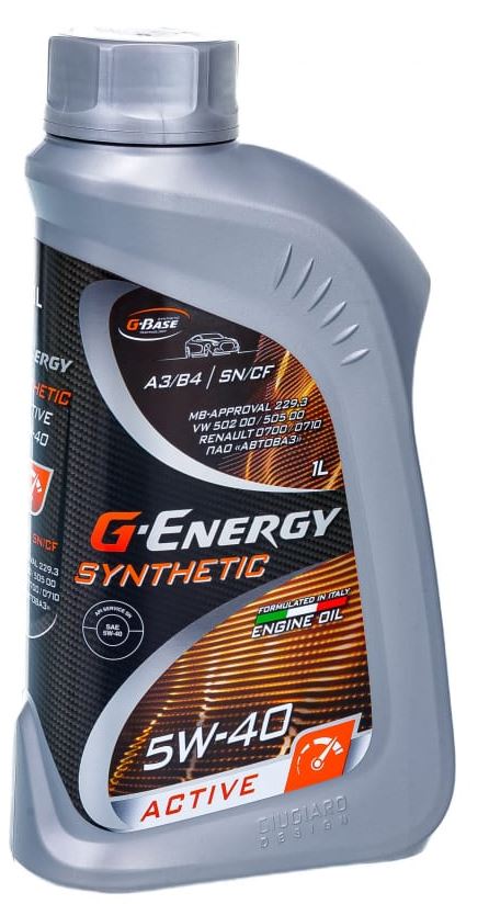 G-Energy Synthetic Active 5W-40 синтетическое 1 л (253142409 G-ENERGY)