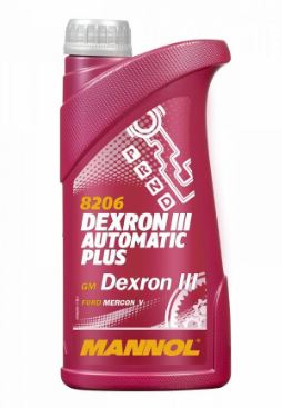 MANNOL ATF DEXRON III  1л синт. (трансмиссионное  для АКПП и ГУР) (1335 MANNOL)