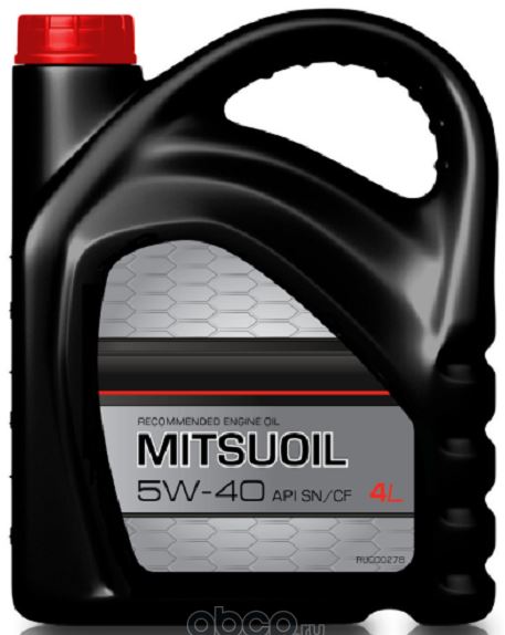 MITSUBISHI ENGINE OIL 5W-40 4л (RU000278 MITSUBISHI)