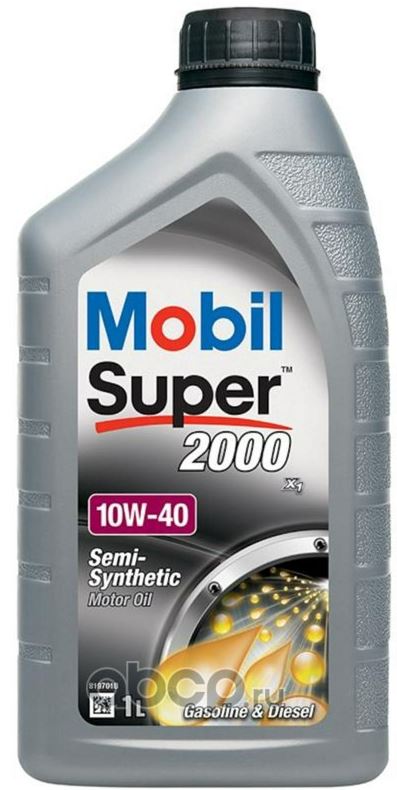 MOBIL SUPER 2000 X1 10w40 SLCF (TURKEY) 1л псинт (150549 MOBIL)