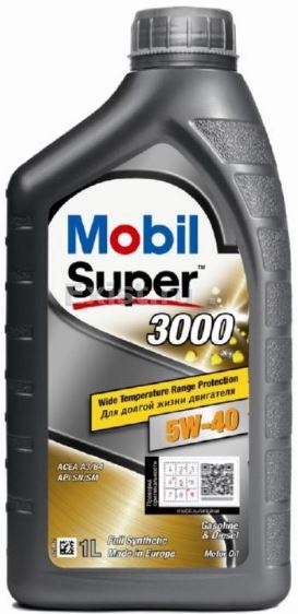 Mobil Super 3000 x1 5W40 мот.син. (1л) (152567 MOBIL)