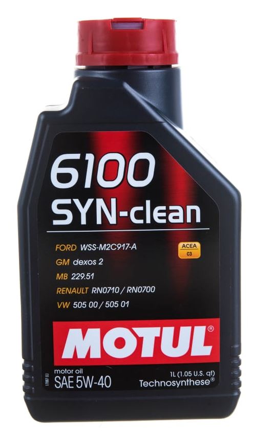 MOTUL 6100 SYN-CLEAN 5w40 SNC3 1л. синт. (107941 MOTUL)