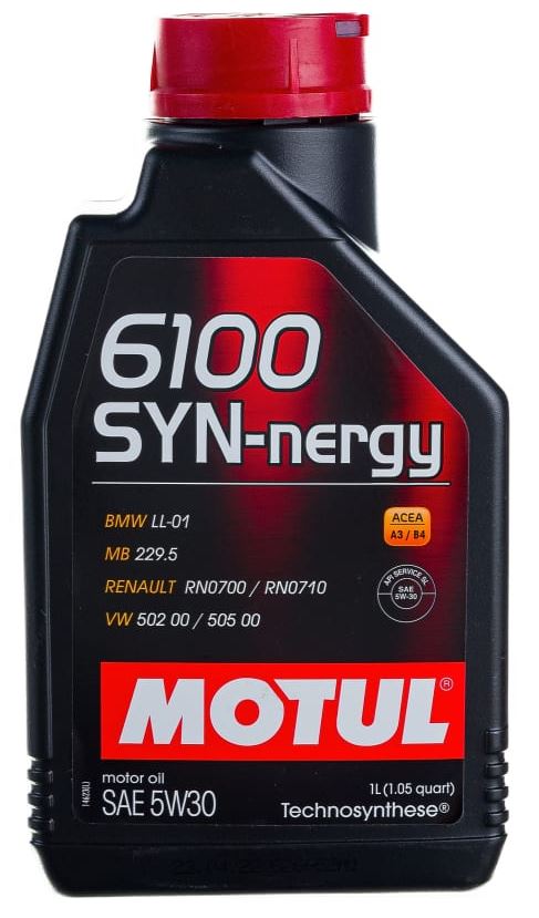 MOTUL 6100 SYN-NERGY 5w30 A3B4  1л. синт (107970 MOTUL)