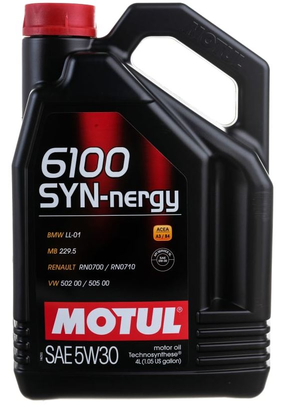 MOTUL 6100 SYN-NERGY 5w30 A3B4 4л. синт. (107971 MOTUL)