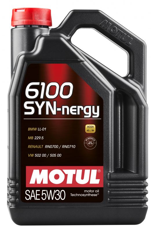 MOTUL 6100 SYN-NERGY 5w30 A3B4 (5литров по цене 4л). синт.  (107972 MOTUL)