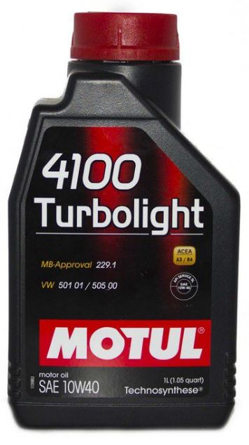 MOTUL 4100 10w40 Turbolight SNCF  1л. псинт. (108644 MOTUL)