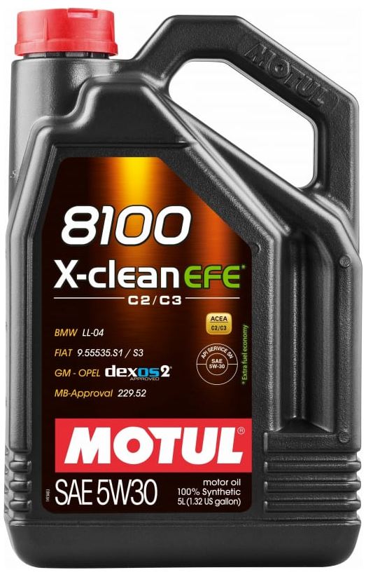 MOTUL 8100 X-CLEAN EFE 5w30 C2C3 SNCF  4л. 100 синт. (109171 MOTUL)