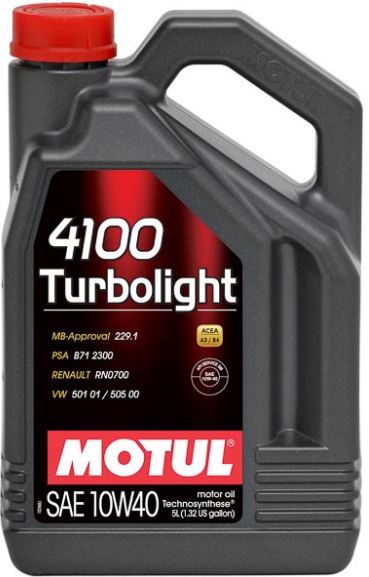 MOTUL 4100 10w40 Turbolight SNCF  4л. псинт.  (109462 MOTUL)