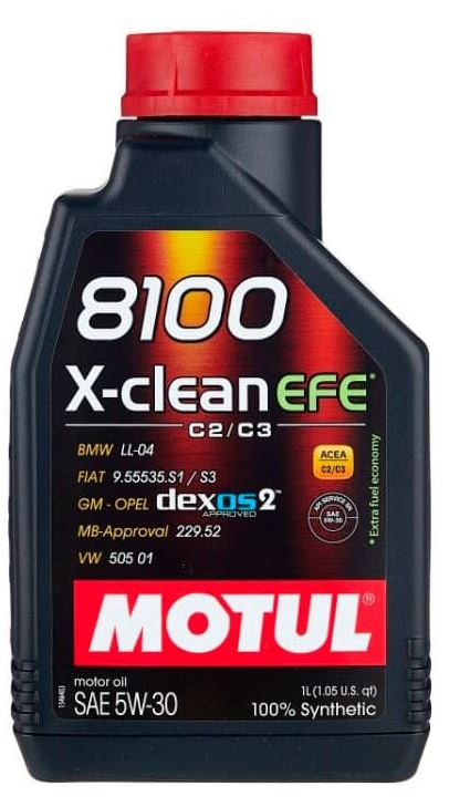 MOTUL 8100 X-CLEAN EFE 5w30 C2C3 SNCF  1л. 100 синт. (109470 MOTUL)