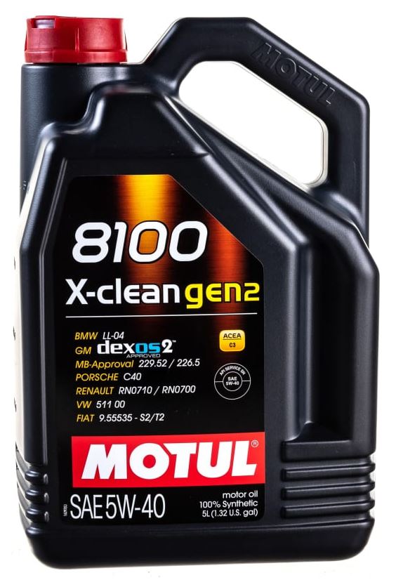 MOTUL 8100 X-CLEAN GEN2 5w40 C3 SNCF  5л.  (109762 MOTUL)