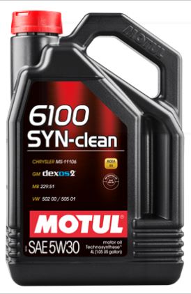 MOTUL 6100 SYN-CLEAN 5w30 SNC3 4л. синт.  (112134 MOTUL)