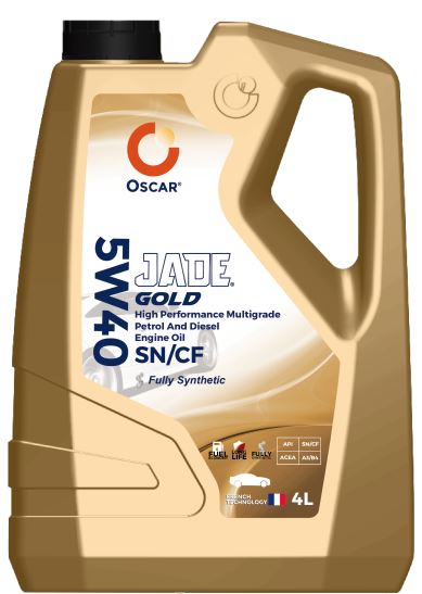 Oscar Jade Gold 5W40 API SNCF, ACEA A3B4 синт. 4 л (6298013475227 OSCAR)