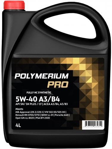 POLYMERIUM PRO 5W-40 A3B4 API SN 4l (PLMP540A34 POLYMERIUM)