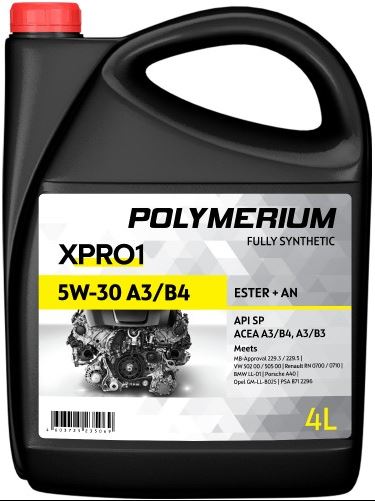 POLYMERIUM XPRO1 5W30 A3B4 4l (PLMX1530A34 POLYMERIUM)