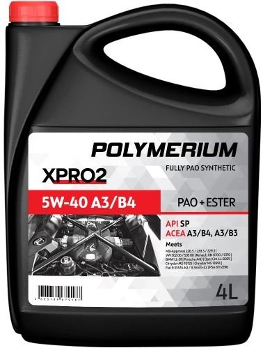 POLYMERIUM XPRO2 5W-40 A3B4 4l (PLMX25404 POLYMERIUM)