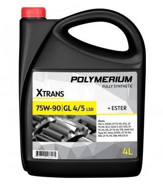 POLYMERIUM XTRANS 75W-90 GL 45 Fully synthetic (PLMXT75904 POLYMERIUM)