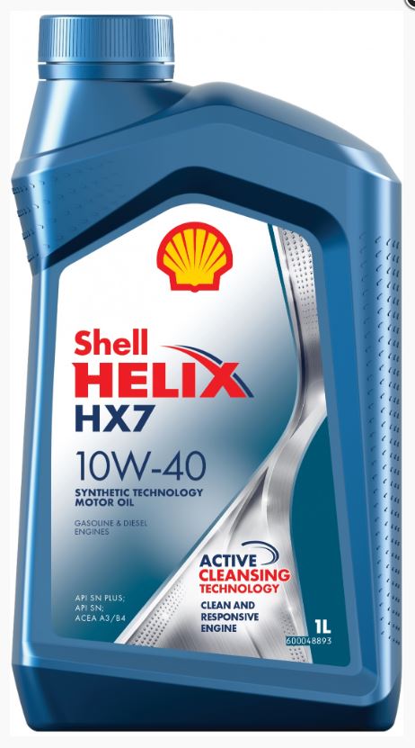 Shell Helix HX7 SN+ A3B4 10W40 мот. пс. (1л) NEW (550046365 SHELL)