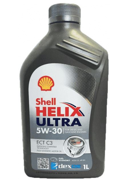 Shell Helix Ultra ECT C3 5W30 синтетическое (1л) (550046369 SHELL)