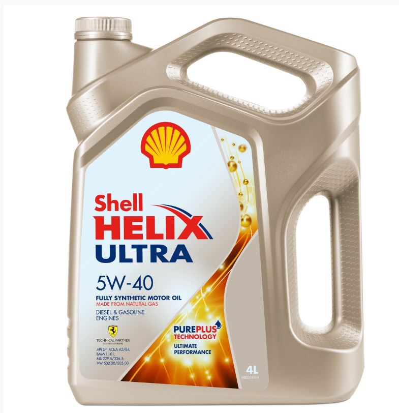 SHELL HELIX ULTRA 5w40 A3B4 4л. синт. (550055905 SHELL)