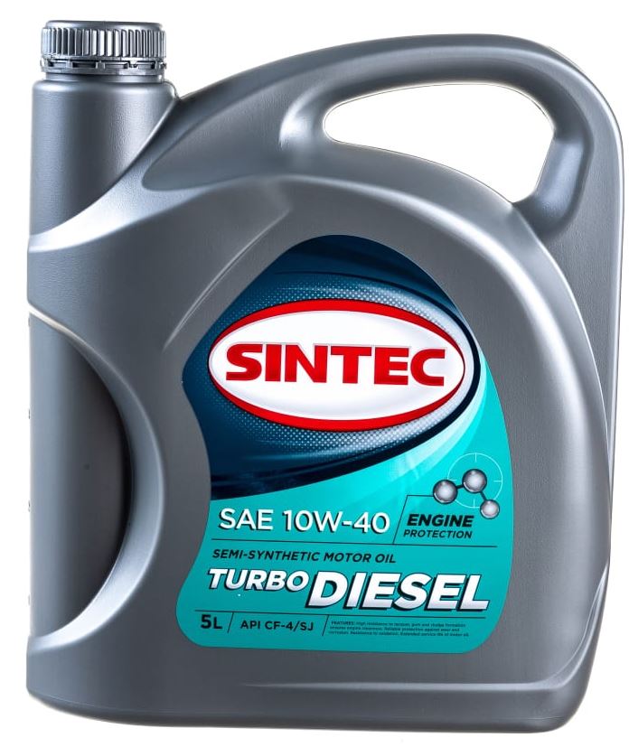 SINTEC TURBO DIESEL 10W-40 полусинтетика CF-4,CF (122445 SINTEC)