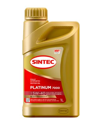 Sintec PLATINUM 5W-40 синтетическое 1 л (600138 SINTEC)