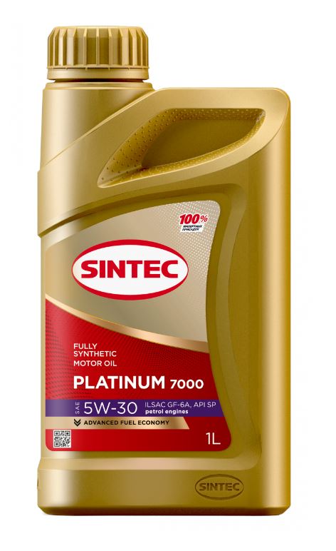 Sintec PLATINUM 5W-30 синтетическое 1 л (801938 SINTEC)