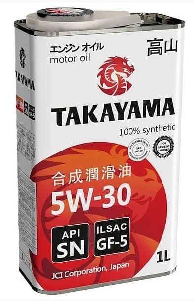 TAKAYAMA 5W-30 Синтетическое 1 л (605042 TAKAYAMA)