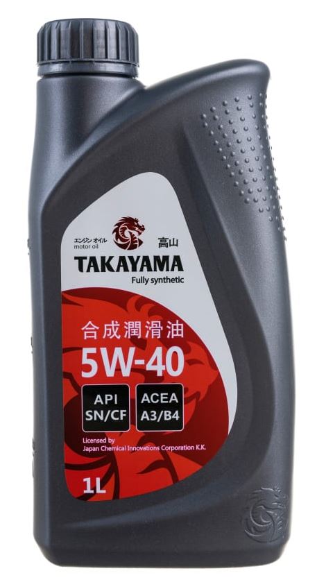 TAKAYAMA 5W-40 Синтетическое пластик 1л (605528 TAKAYAMA)