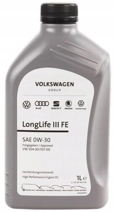 VW LONG LIFE III FE 504.00507.00 0w30 1л (GS55545M2 VAG)