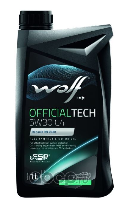 Wolf Officialtech 5W30 C4 ACEA C4-12 (син) 1л (8308314 WOLF)