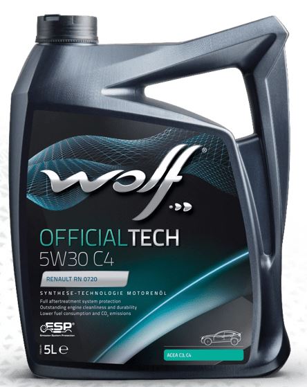 Wolf Officialtech 5W30 C4 ACEA C4-12 (син) 5л  (8308512 WOLF)