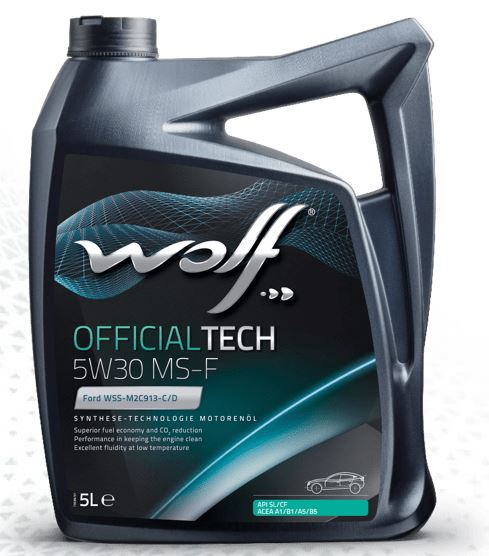 Wolf Officialtech 5W30 MS-F ACEA A1B1-12, A5B5-12 (син) 5л (8308819 WOLF)