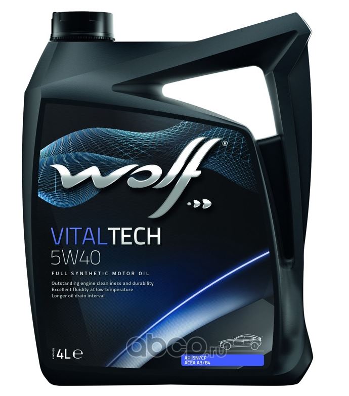 WOLF VITALTECH 5W40 A3B4 SNCF 4л (8311192 WOLF)