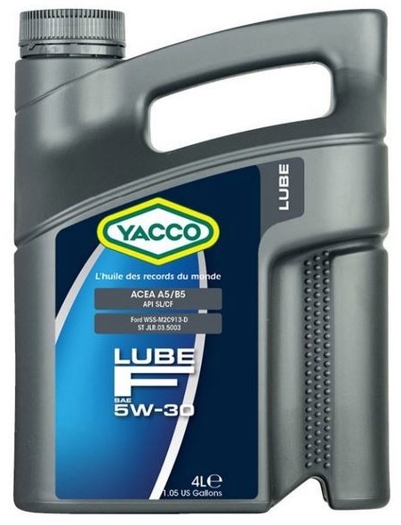 YACCO LUBE F 5W30 (4L) A5B5 SL, CF  (304928 YACCO)