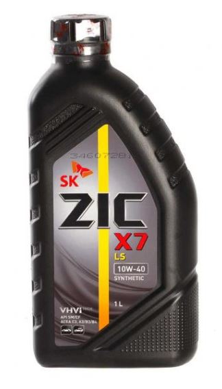 ZIC X7 LS 10w40   1л СИНТЕТИКА   (132620 ZIC)