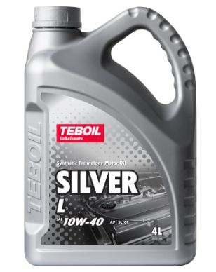 Моторное TEBOIL Silver L 10W40 4Л API SLCF (3599680 TEBOIL)