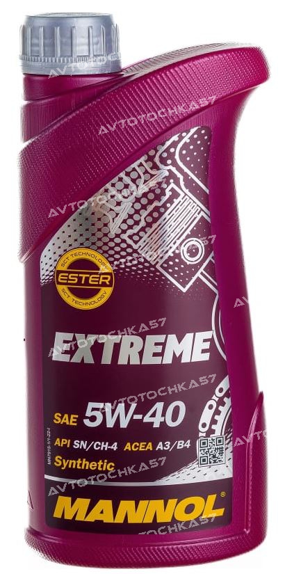 MANNOL EXTREME SAE синт.5W40 (1л)  (1020 MANNOL)