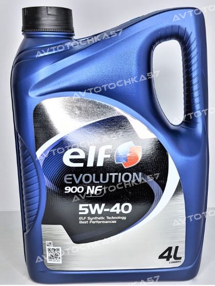 ELF EVOLUTION 900 NF 5W40 SLCF A3B4  4л. синт.  (11060501 ELF)