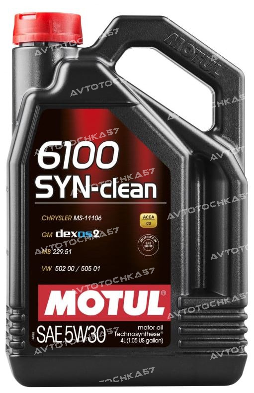 MOTUL 6100 SYN-CLEAN 5w30 SNC3 5л. синт (107948 MOTUL)