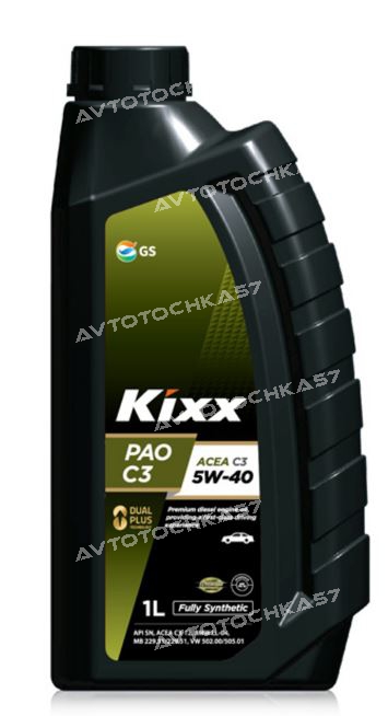 KIXX  PAO 5W-40 синтетическое 1 л (L2092AL1E1 KIXX)