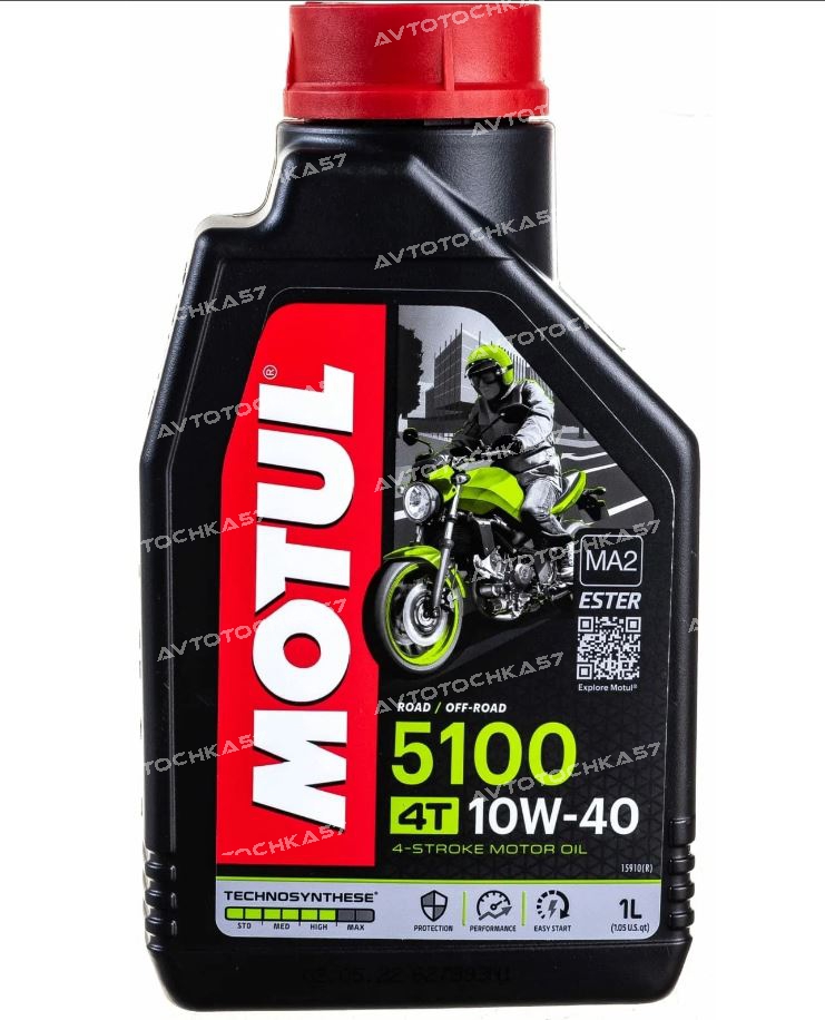 MOTUL 5100 4T (MA2) 10w40 1л Technosynthese (106906 MOTUL)